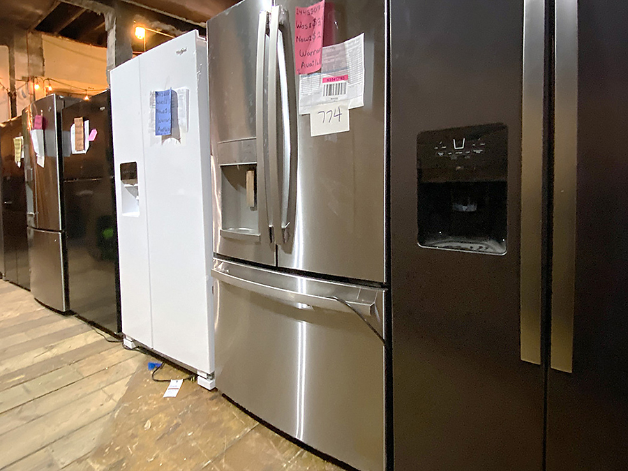 Large Inventory of Refrigerators